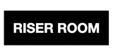 Signs ByLITA Basic Riser Room Sign