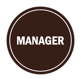 Signs ByLITA Circle Manager Sign