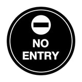 Signs ByLITA Circle No Entry Sign
