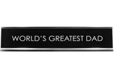 Signs ByLITA WORLD'S GREATEST DAD Novelty Desk Sign