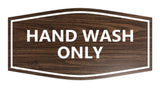 Signs ByLITA Fancy Hand Wash Only Sign