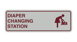 Signs ByLITA Standard Diapers Changing Station Sign