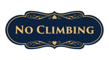 Signs ByLITA Designer No Climbing Sign
