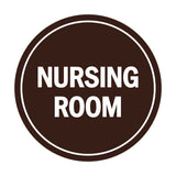 Signs ByLITA Circle Nursing Room Sign