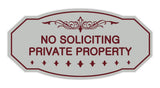 Signs ByLITA Victorian No Soliciting Private Property Sign