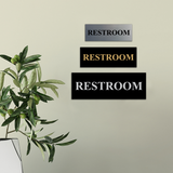 Basic Restroom Wall or Door Sign