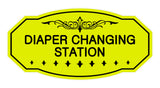 Victorian Diaper Changing Station Sign