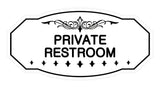 Victorian Private Restroom Sign