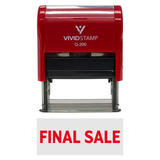 Basic FINAL SALE Self-Inking Office Rubber Stamp