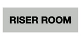Signs ByLITA Basic Riser Room Sign