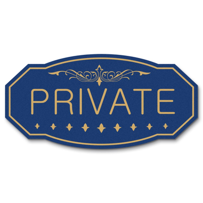 Victorian Private Sign