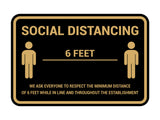 Classic Framed Social Distancing Sign