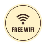 Signs ByLITA Circle Free WiFi Sign