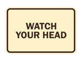 Signs ByLITA Classic Framed Watch Your Head Sign