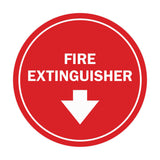Signs ByLITA Circle Fire Extinguisher Sign