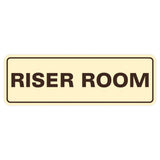 Riser Room Door / Wall Sign