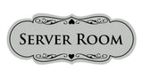 Signs ByLITA Designer Server Room Sign
