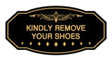 Victorian Kindly Remove Your Shoes Sign