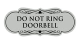 Signs ByLITA Designer Do Not Ring Doorbell Sign