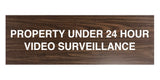 Signs ByLITA Basic Property 24 Hour Video Under Surveillance Sign
