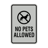 Signs ByLita Classic Framed No Pets Allowed Sign