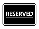 General Reserved Sign