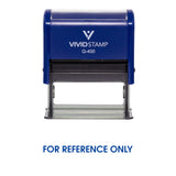 For Reference Only Self Inking Rubber Stamp