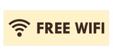 Signs ByLITA Basic Free Wifi Sign