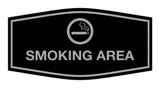 Signs ByLITA Fancy Smoking Area Sign