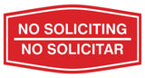 Signs ByLITA Fancy No Soliciting No Solicitar Sign