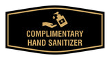 Fancy Complimentary Hand Sanitizer Sign