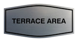 Signs ByLITA Fancy Terrace Area Sign