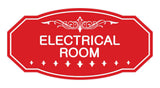 Victorian Electrical Room Sign
