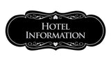 Signs ByLITA Designer Hotel Information Sign