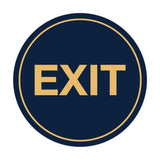 Signs ByLITA Circle Exit Sign