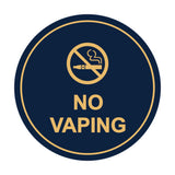 Signs ByLITA Circle No Vaping Sign