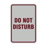 Portrait Round Do Not Disturb Sign