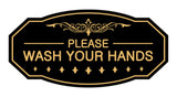 Victorian Please Wash Your Hands Sign