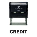 Credit Self Inking Rubber Stamp