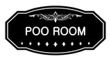 Victorian Poo Room Sign