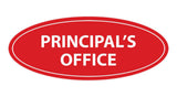 Signs ByLITA Oval Principal's Office Sign