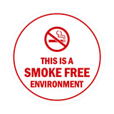 Signs ByLITA Circle This Is A Smoke Free Environment Sign
