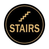 Sign By LITA Circle Stairs Sign