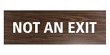 Signs ByLITA Basic Not An Exit Sign
