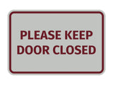 Signs ByLITA Classic Framed Please Keep Door Closed Sign