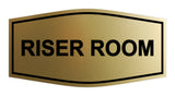 Signs ByLITA Fancy Riser Room Sign
