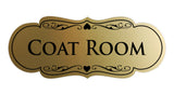 Signs ByLITA Designer Coat Room Sign