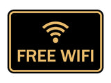 Signs ByLITA Classic Framed Free Wifi Sign