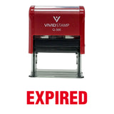 Expired Self Inking Rubber Stamp