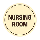 Signs ByLITA Circle Nursing Room Sign